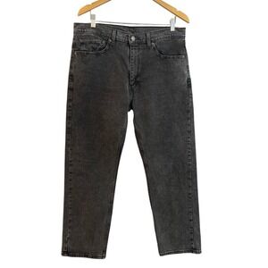 Levi­s 505 Slim Fit Jeans Charcoal Wash Mens Size 36x30